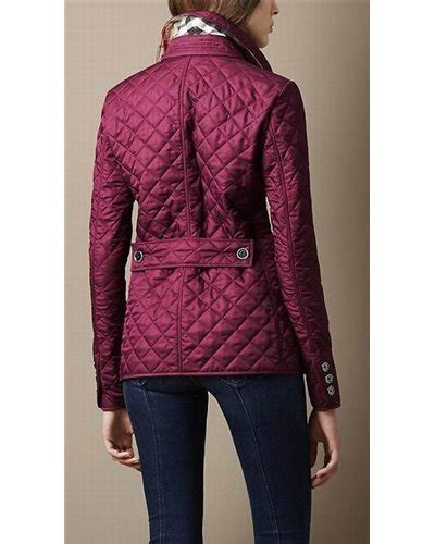 burberry quilted button trench jacket burgundy|Burberry trench coat women.